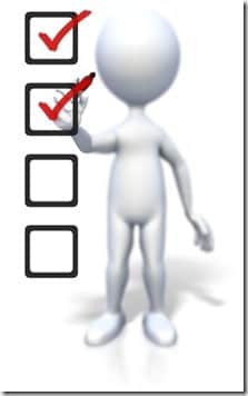 Maintenance Tasks - Checklist