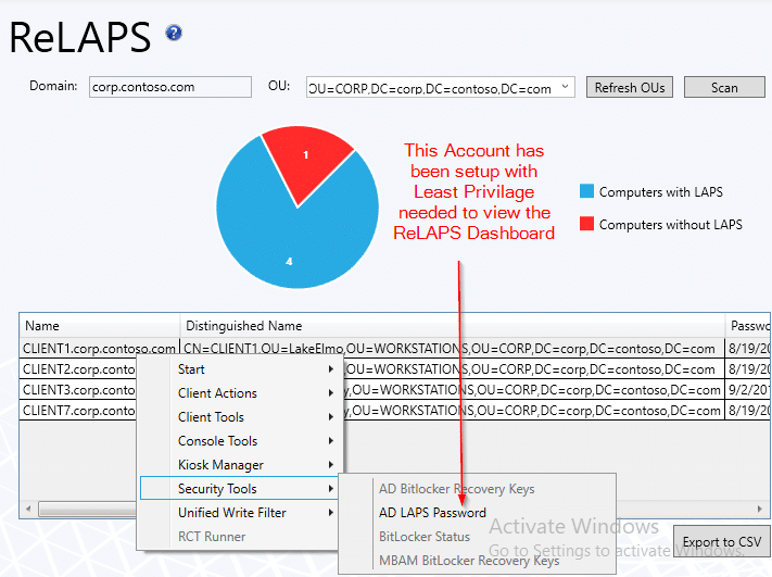 ReLAPS account setup