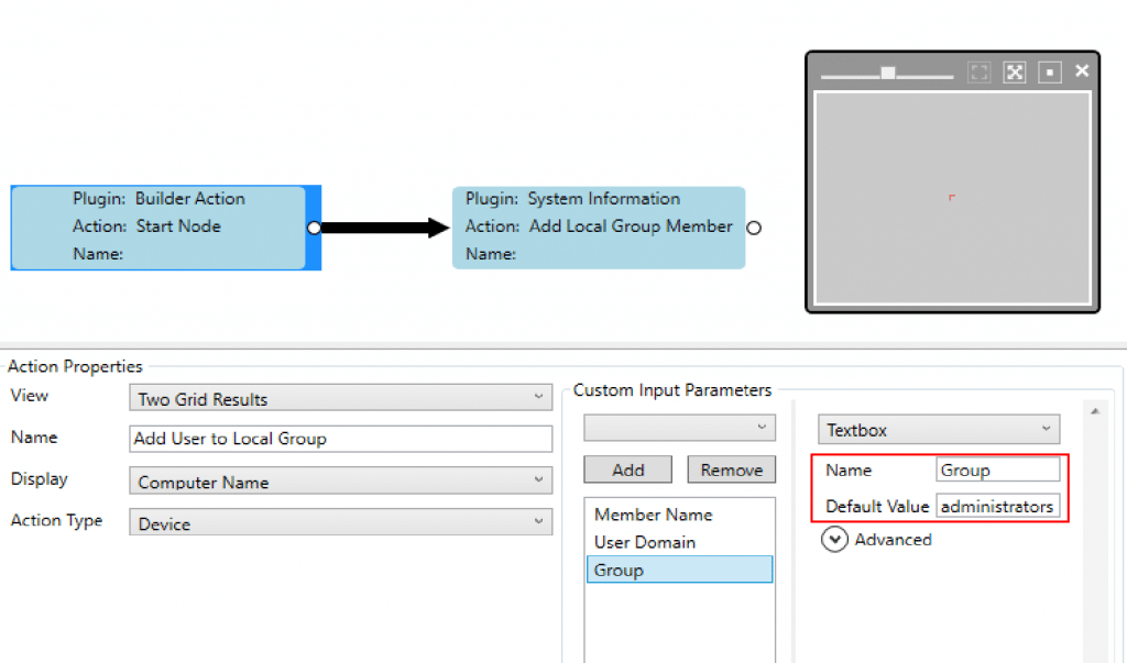 Automation Simplified input parameter 2