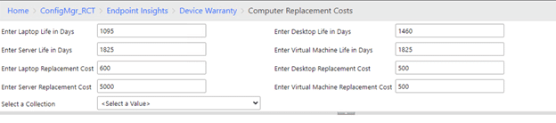 Configurable Values