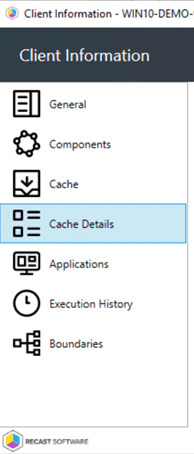 Cache Details