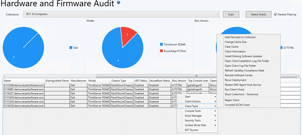 Hardware and Firmware Audit Dashboard - Taking Action