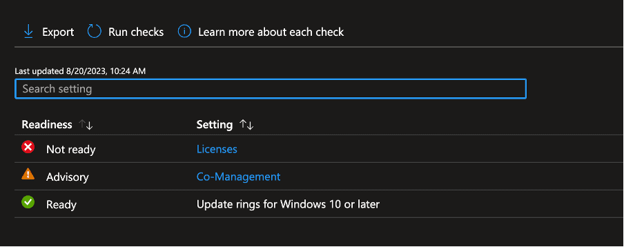 Windows Patching via Intune - Readiness Check