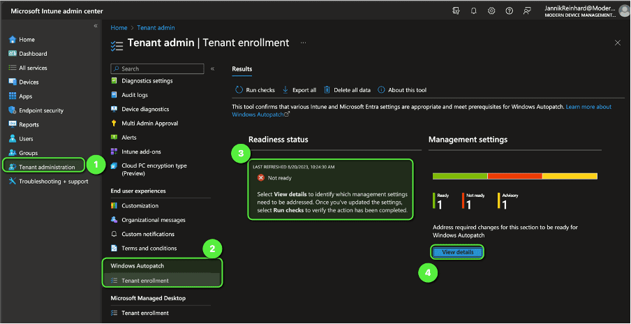 Windows Autopatch Tenant Enrollment